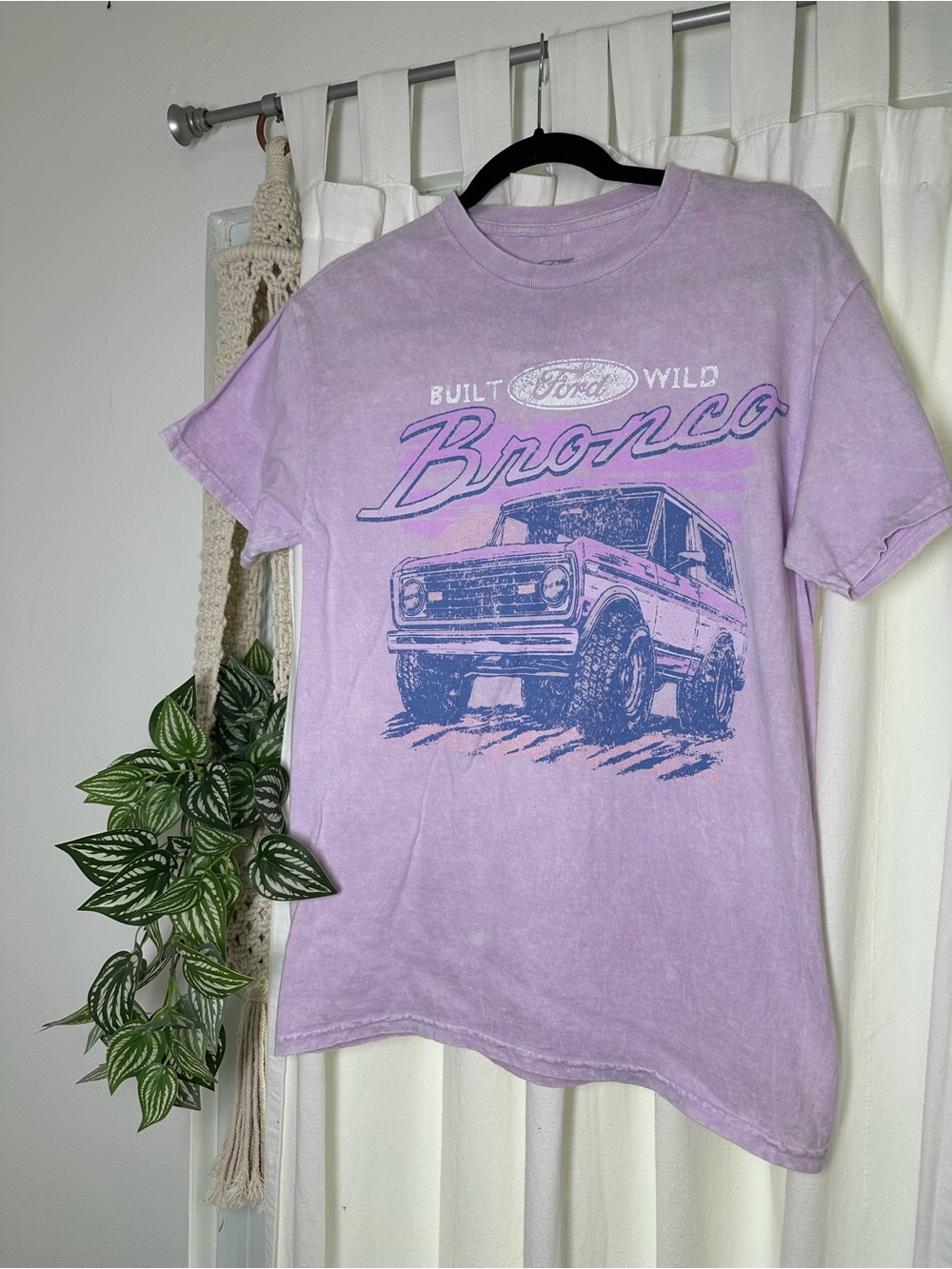 Ford Bronco Graphic Tee - Lavender Purple TShirt